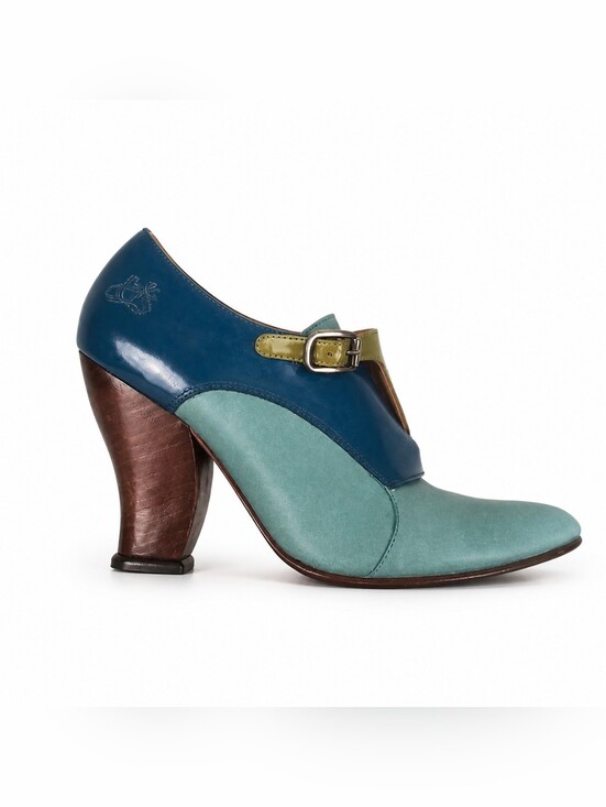 John Fluevog Shoes - John Fluevog Conversations Glenham Heeled monkstrap shoe Womens Size 6